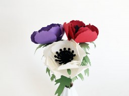 KIT DIY bouquet de fleurs en papier